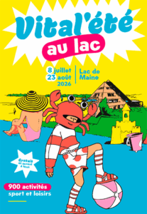 Affiche Vital'été au lac 2026 — © Ville d'Angers